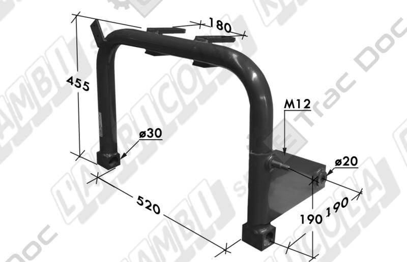 PORTA AGHI TIPO GALLIGNANI 1416040 (da 146S a 5690) - L'AGRICOLA RICAMBI - 64384