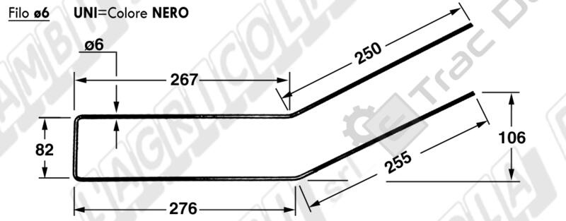 DENTE DOPPIO RASTRELLO GIRO ANDANATORI VARI - L'AGRICOLA RICAMBI - 67333-G