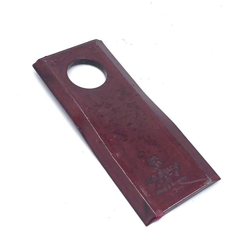 LAMA DESTRA 107x45x4 FORO DIAMETRO 21 mm. TIPO ENOROSSI - BELLON - L'AGRICOLA RICAMBI - 68078-A - immagine 2