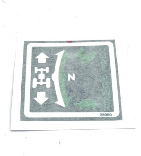 DECALCOMANIA LEVA INVERTITORE E DUAL POWER - GOLDONI - 00026980