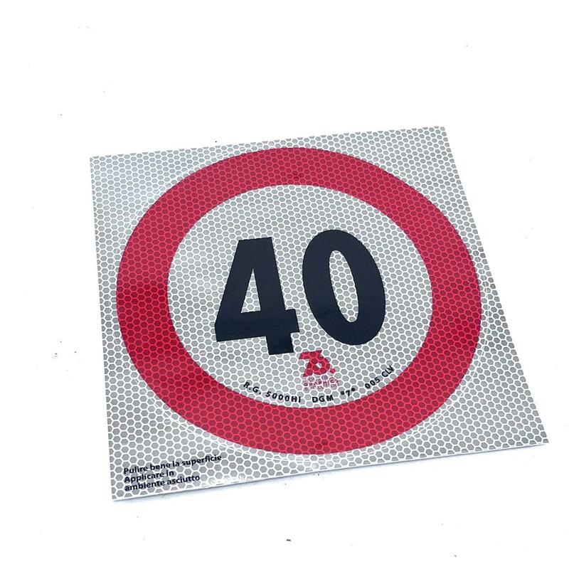 SPEED DISC 40 Km H REFLECTIVE ADHESIVE SAME LAMBORGHINI speed-disc-40-km-h-reflective-adhesive-same-lamborghini