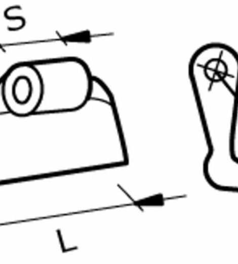 AGRIMASTER TYPE CHOPPING HAMMER WITH HOLE DIAMETER 14,5 mm. - AMA RICAMBI - 07404