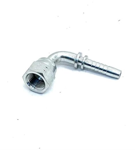 9/16" JIC THREAD BEND FITTING FOR 1/4" DIAMETER TUBE = 6,4 mm. - CERMAG - 80211