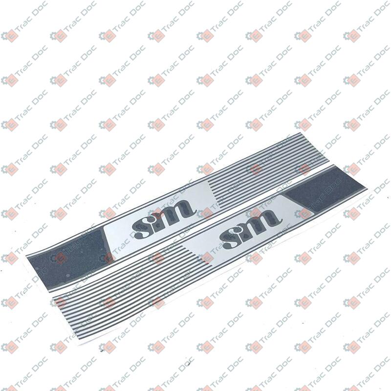 PAIR OF SIDE STICKERS FOR THE BONNET A.CARRARO SM SERIES - AFTERMARKET - 6213012
