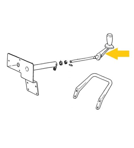 STEERING CONTROL LEVER - CNH Originale - 5178716