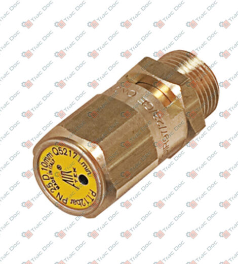 SAFETY VALVE THREAD 3/8 "- 15 BAR - PATERLINI - 0040.215