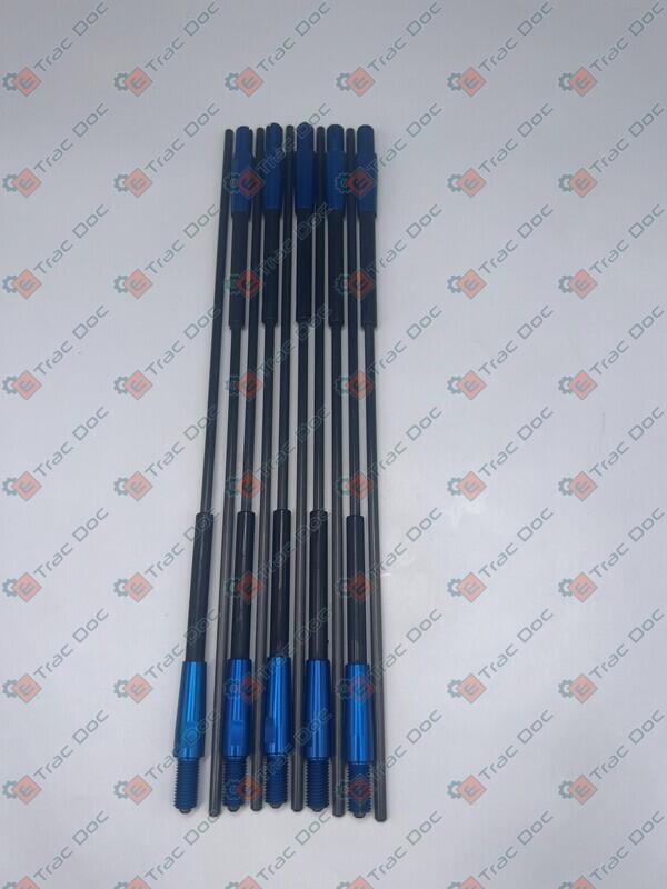 KIT OF 10 OLIVELOX CARBON RODS, M10x1.25 mm THREAD. - PATERLINI - 722.143K