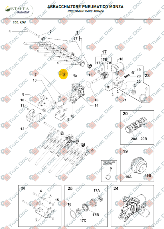 DISTANZIALE INTERNO FORCELLA MONZA - VALLELUNGA - PATERLINI - 770.109 - immagine 2