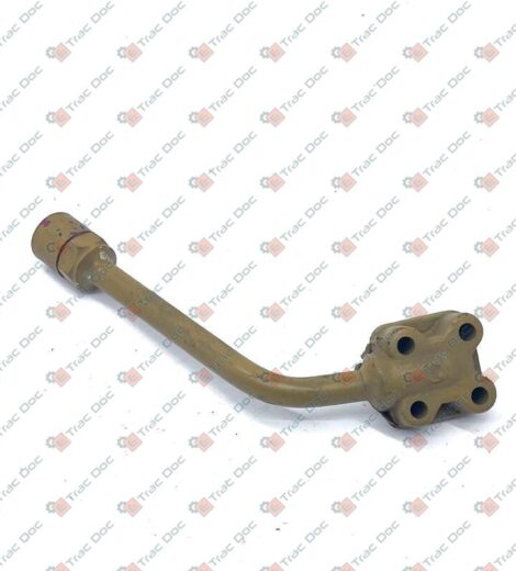 FLANGIA POMPA IDRAULICA CON TUBO RIGIDO - SAME - LAMBORGHINI - HURLIMANN - DEUTZ FAHR - 0.9024.252.3