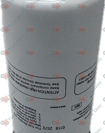 FILTRO GASOLIO DEUTZ - SAME - LAMBORGHINI - HURLIMANN - DEUTZ FAHR - 01182672