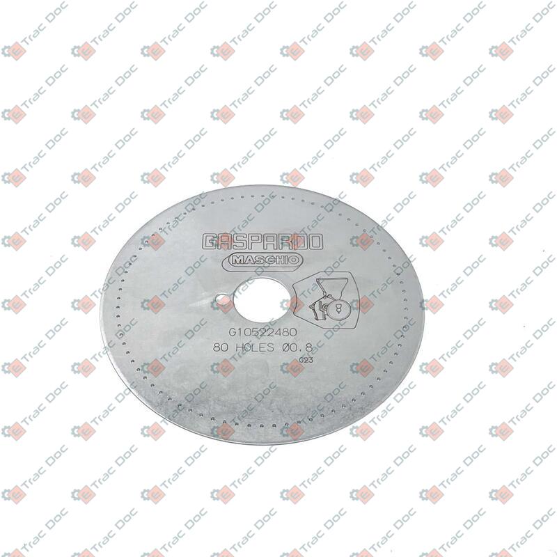 DISCO SEMINATRICE A 80 FORI DIAMETRO 0,8 V - GASPARDO - G10522480R - immagine 2