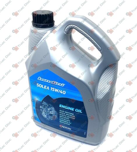 5 LITERS OF LANDINI SOLEA 15w40 MOTOR OIL - LANDINI - 6632279A1