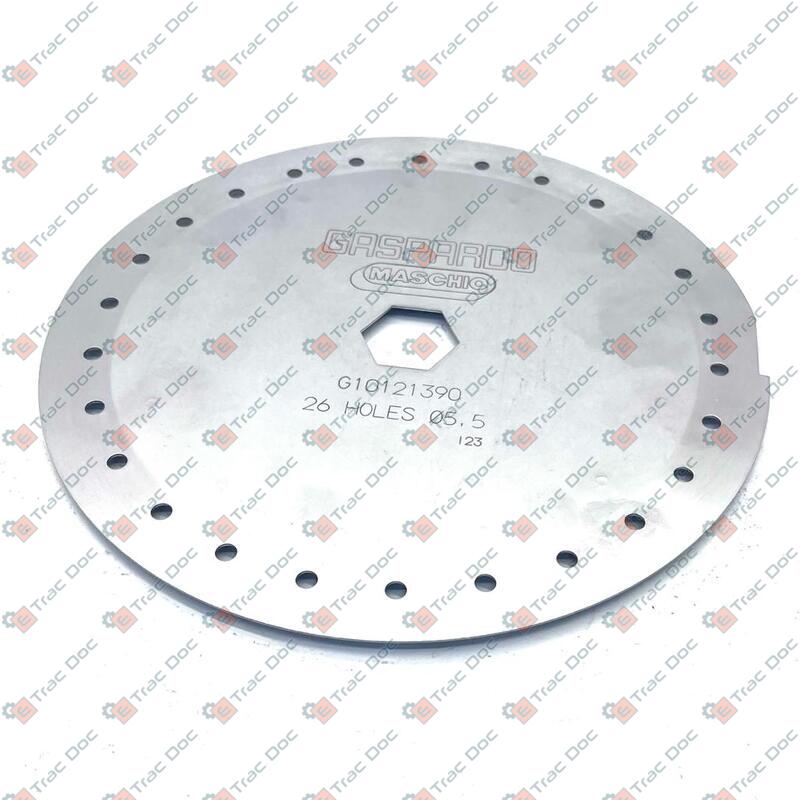 DISC WITH 26 HOLES DIAMETER 5.5 mm. SP-MT SEEDER FOR CORN WITH LARGE SEED - GASPARDO - G10121390R - Image 3