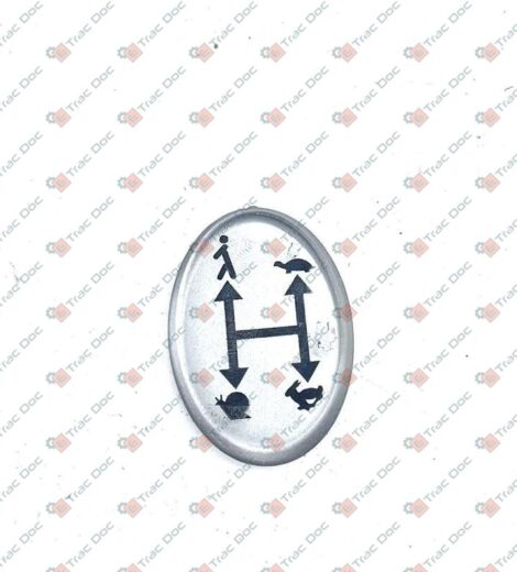 4-RANGE REDUCER LEVER CAP PLATE - LANDINI - 3665960M1