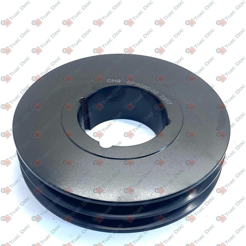 PULLEY DIAMETER 200 mm. 2 GROOVE SPB FOR TAPER BUSH 2517 - AFTERMARKET - 4.14.1