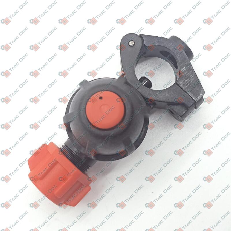 PORTA GETTO DISERBO PER ASTA INOX DIAMETRO 1/2" = 21 mm. FORO 7 mm. - AMA RICAMBI - 97912 - immagine 2