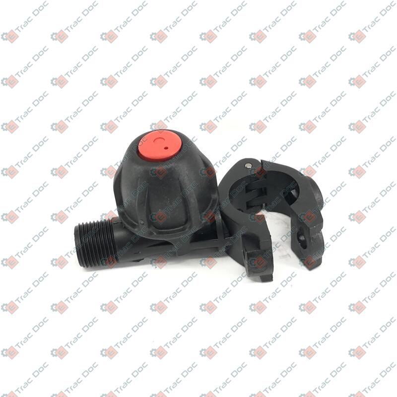 PORTA GETTO DISERBO PER ASTA INOX DIAMETRO 1/2" = 21 mm. FORO 7 mm. - AMA RICAMBI - 97912