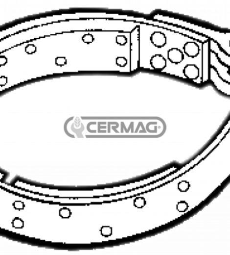 NASTRO FRENO 198x50x6 mm. - CERMAG - 15089