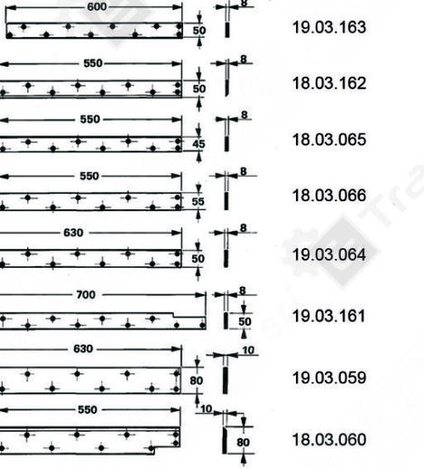 PATTINI PISTONE SERIE 8 PATTINI GALLIGNANI - L'AGRICOLA RICAMBI - 58234-S