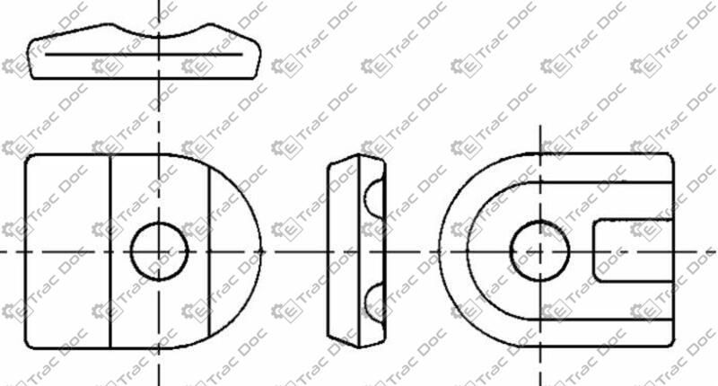 ROWER FORK FIXING PLATE - AMA RICAMBI - 06094 - Image 2
