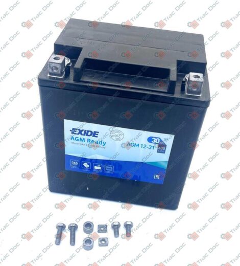 BATTERIA MOTO EXIDE 12V 30AH DESTRA - AFTERMARKET - AGM12-31