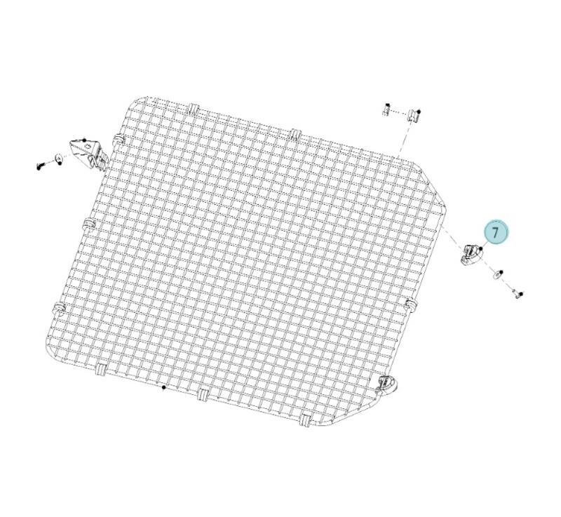 SUPPORTO IN NYLON PER GRIGLIA SETACCIO SPANDICONCIME KUHN - KUHN - R2055261
