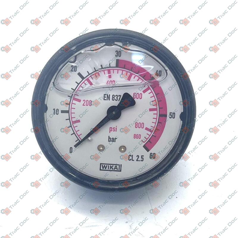 60 BAR PRESSURE GAUGE DIAMETER 63 mm. 1/4" GAS CONNECTION = 13 mm. - AMA RICAMBI - 93567