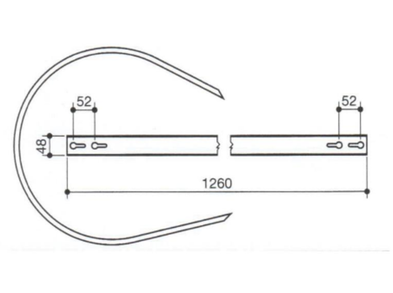 FASCIA RACCOGLITORE NEW HOLLAND - CNH Originale - 799024 - immagine 2