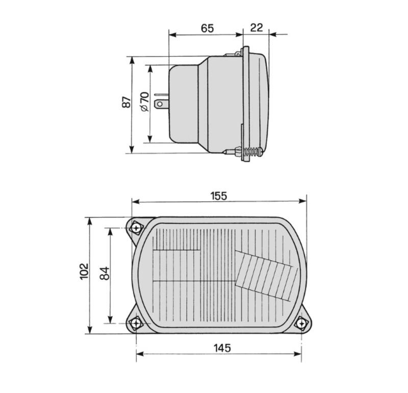 FARO ANTERIORE SINISTRO TIPO FIAT CNH 5089988 - COBO - 1013239 - immagine 2