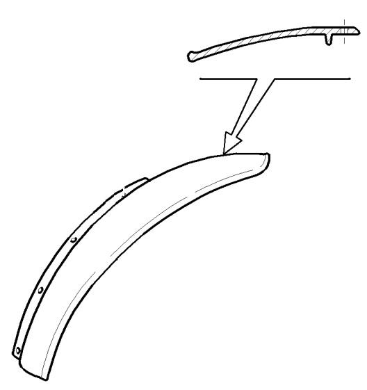 PARAFANGO ANTERIORE DESTRO OPEL CORSA DAL 1993