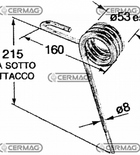 MOLLA COPRISEME POSTERIORE TIPO MARZIA - CERMAG - 56440