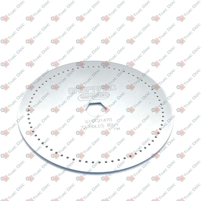 SP - MT SEEDER DISC WITH 72 HOLES DIAMETER 2.1 mm. FOR CORIANDER AND SORGHUM - GASPARDO - G10121470R - Image 3