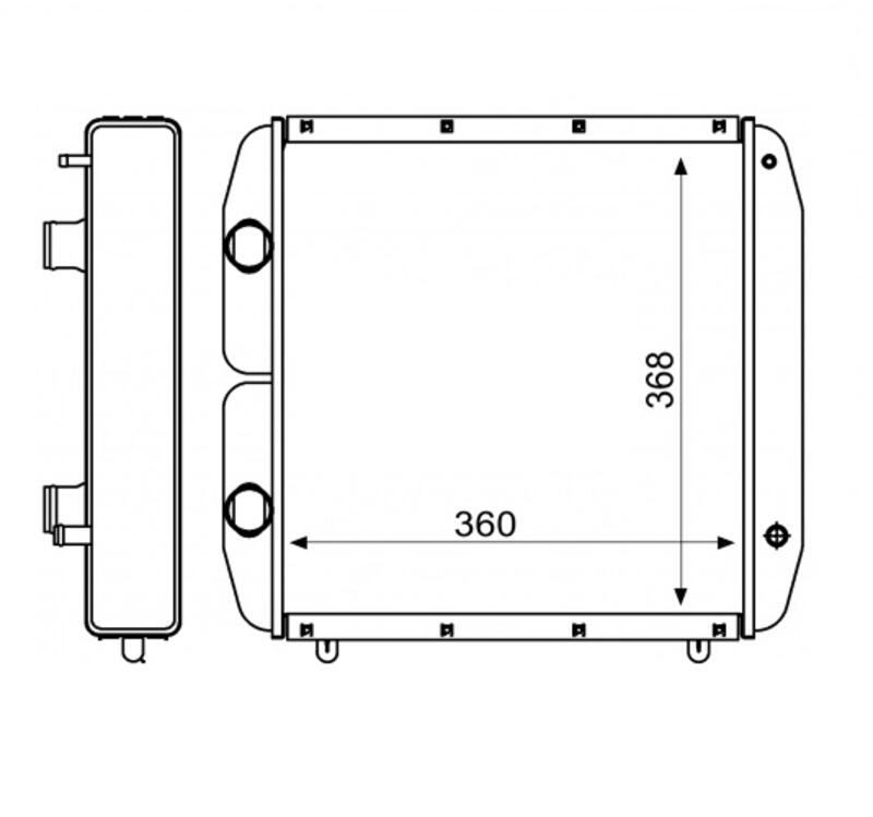 water radiator - AFTERMARKET - 00025068