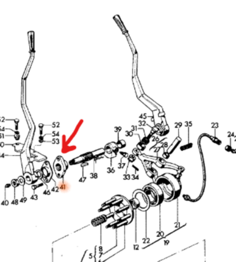 FLANGIA ALBERO FRIZIONE STERZO - AFTERMARKET - 1824754M2