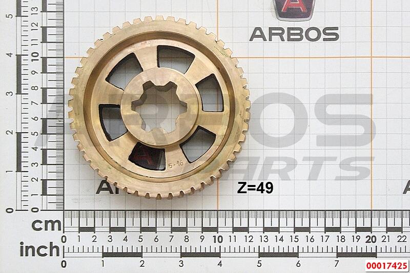 CORONA ELICOIDALE IN OTTONE A 49 DENTI - GOLDONI - 00017425 - immagine 2