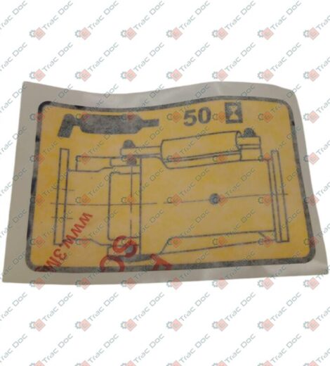 DECAL FOR GREASING THE CENTRAL JOINT - GOLDONI - 00029292