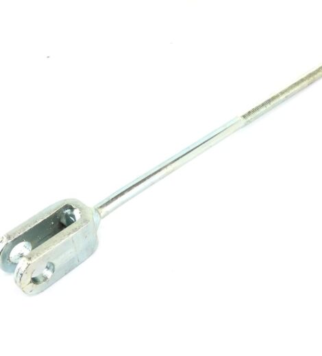 TIRANTE PEDALE FRENO FILETTATO M8x1,25  LUNGHEZZA 230 mm. - SAME - LAMBORGHINI - HURLIMANN - DEUTZ FAHR - 0.146.6618.2