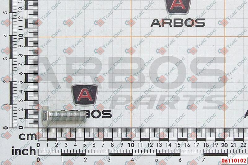 VITE TE M12x1,25x40 ZINCATA - GOLDONI - 06110102