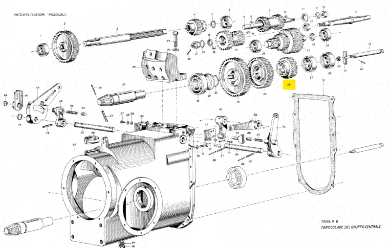 PASQUALI 1103160 EX/316 26-TOOTH THIRD SPEED GEAR - BCS - P110316000001 - Image 2