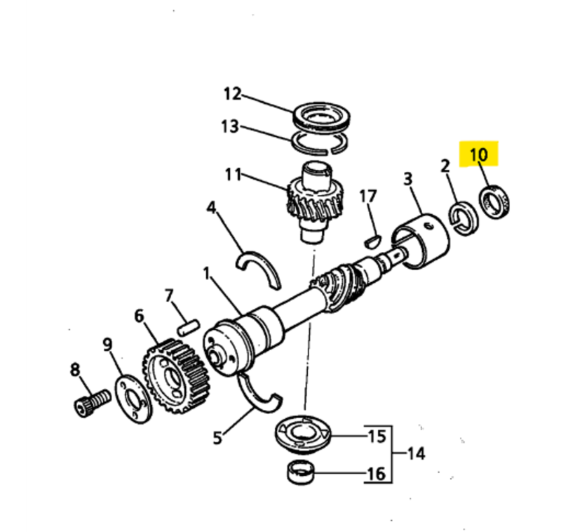 BOCCOLA TENUTA PRESA DI MOTO PERKINS 2418F432 - LANDINI - 6677854A1 - immagine 3