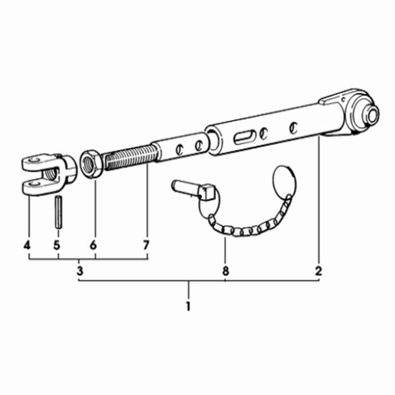 STABILIZZATORE - SAME - LAMBORGHINI - HURLIMANN - DEUTZ FAHR - 0.007.3989.4/20