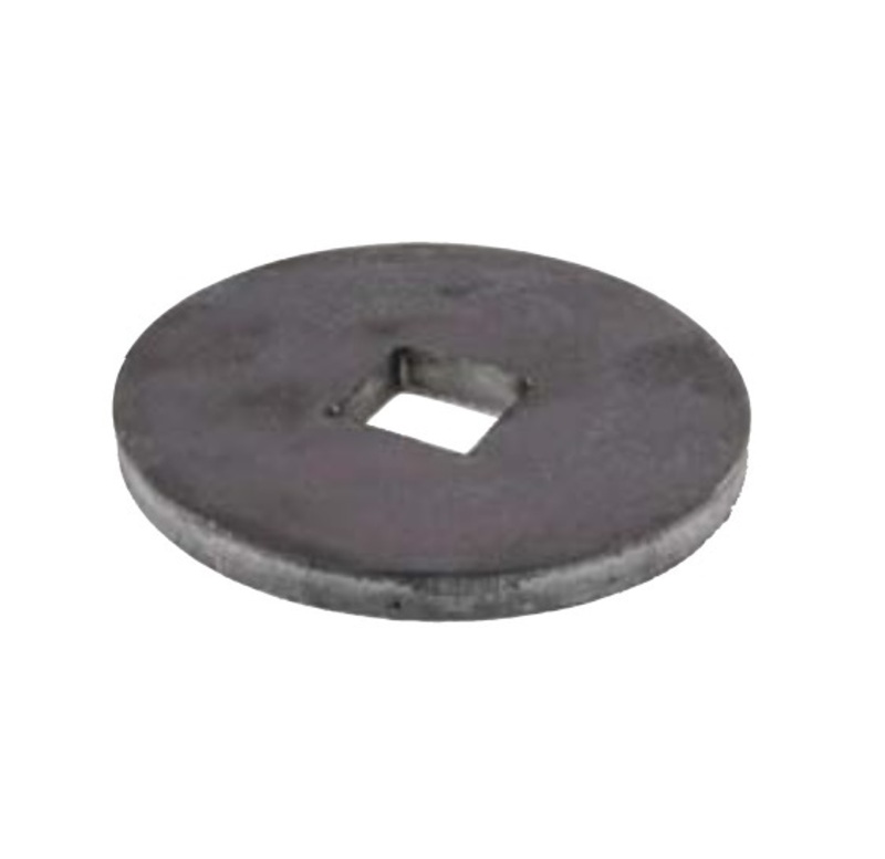 FLANGIA CONVESSA TERMINALE PER DISCO FRANGIZOLLE CON FORO QUADRO 26x26 mm. - CERMAG - 57248