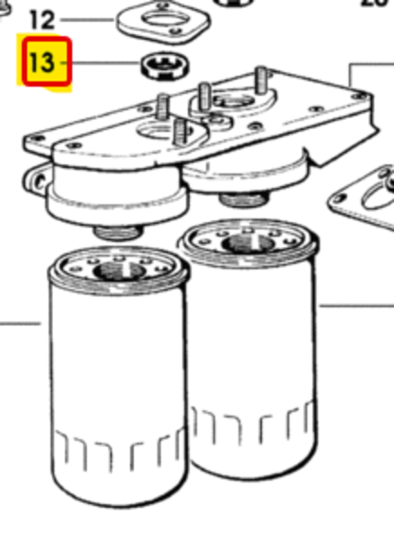 SEAL RING 26.8x7.4x5.1 mm. HYDRAULIC FILTER SUPPORT - SAME - LAMBORGHINI - HURLIMANN - DEUTZ FAHR - 0.255.8254.0/60 - Image 2