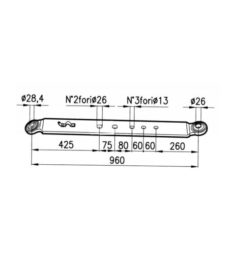 BRACCIO INFERIORE SOLLEVATORE - CERMAG - 50533