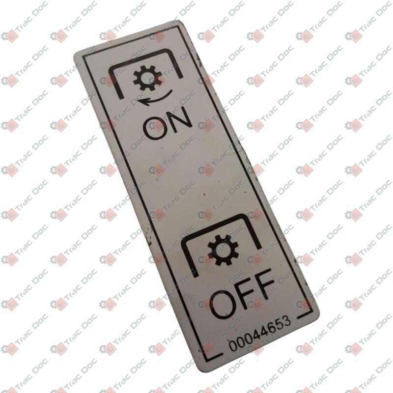 DECALCOMANIA FRIZIONE PRESA DI FORZA - GOLDONI - 00044653