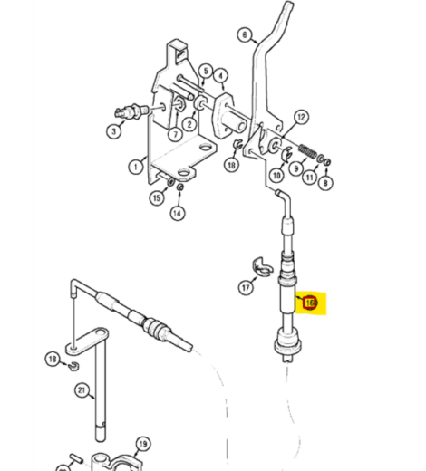 CORDA COMANDO PRESA DI FORZA - LANDINI - 293450A2