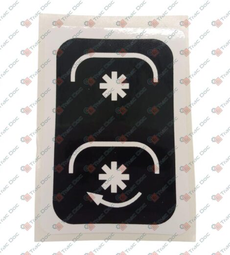 DECALCOMANIA INNESTO PRESA DI FORZA - AFTERMARKET - DEC0003