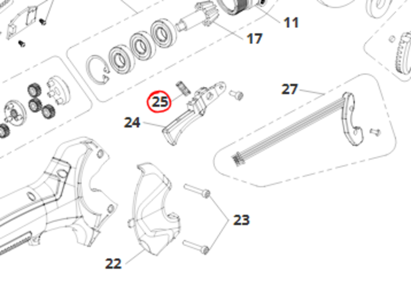 MOLLA GRILLETTO FORBICE ELETTRICA ZM-22 ZM-27 ZM-34 - ZANON - 5335086 - immagine 2