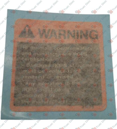 DECALCOMANIA WARNING - GOLDONI - 00031076