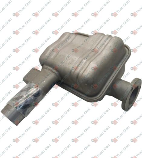 SILENZIATORE TIPO FIAT - CNH CON FLANGIA A 3 FORI - CERMAG - 13387